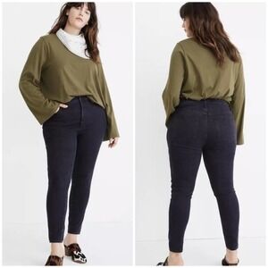 Madewell 10” High Rise Skinny Jean in Eclipse Wash